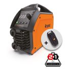 Jasic EVO20 TIG 200P (W2S52) DC AWI inverteres hegesztőgép + Jasic HRC-03 vezeték nélküli kézi távirányító