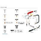 A81 TRAFIMET 2 lábas távtartó plazmavágó pisztolyhoz CV0026