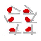 Mágneses szögbeállító mini 2" és mágneses test korong 8 kg szett