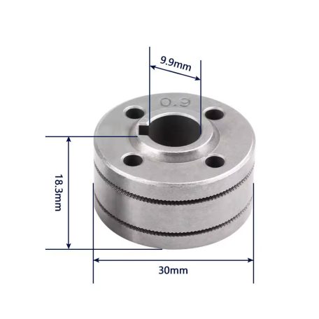 Görgő EASY MIG 140 átm. 30x18,3x9,9mm ékpályás "V" profil 0,6-0,8mm