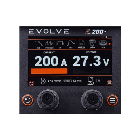 Jasic EVOLVE PROMIG 200P (N2D2) Synergic DUPLA Pulse inverteres hegesztőgép