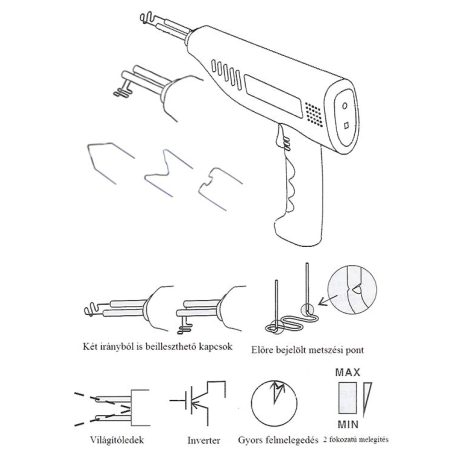 SOLARY H5E Meleg tűzőgép műanyag hegsztésére
