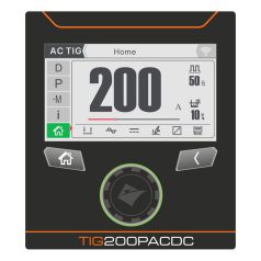   Jasic EVO20 TIG 200P AC/DC (E2S13) LCD inverteres hegesztőgép + Jasic HRC-02 vezeték nélküli kézi távirányító