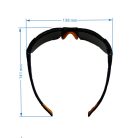  Védőszemüveg Z-TOOLS 3r. füstszínű UV400 ZTP7599F