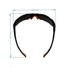  Védőszemüveg Z-TOOLS 3r. füstszínű UV400 ZTP7599F