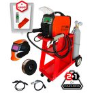 ALFAWELD Handy MIG 200 LED Synergic inverteres hegesztőcsomag 5kg CO2 palackkal