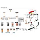 A101 / A141 TRAFIMET vezető kocsi plazmavágó pisztolyhoz CV0021