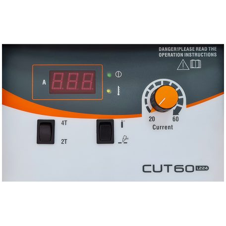 Jasic CUT60 (L224) CNC inverteres plazmavágó+P-80 munkakábel centrál csatlakozóval+test kbl