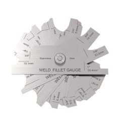   WV-28 sarokvarrat ellenőrző idomszer 7 lemezes készlet 3.2-25.4mm (1/8-1")