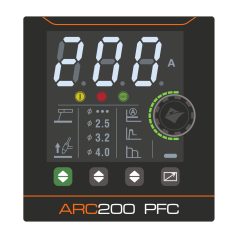   Jasic EVO20 ARC 200 PFC (Z2S42) inverteres hegesztőgép + Jasic HRC-03 vezeték nélküli kézi távirányító