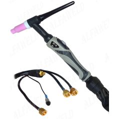 Euro TIG SR-18 AWI hegesztőpisztoly vízhűtéses BŐR /4m