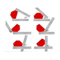  Mágnes szögbeállító mini 2" szett 4db-os 45°-90°-135°