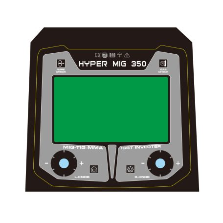 ALFAWELD HYPER MIG 350A/400V LCD Synergic inverteres hegesztőgép