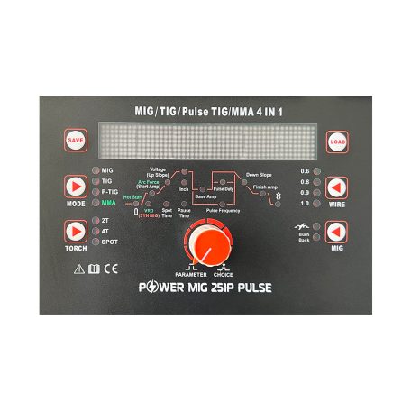 ALFAWELD POWER MIG-251P 250A/230V MIG-TIG DC Pulse-MMA Synergic inverteres hegesztőgép