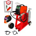 ALFAWELD HANDY MIG 160 LED Synergic inverteres hegesztőcsomag 5kg CO2 palackkal