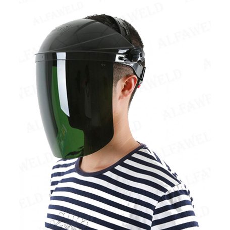 Homlokpántos arcvédő zöld FM02