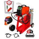 ALFAWELD HANDY MIG 160 LED Synergic inverteres hegesztőcsomag 10kg CO2 palackkal