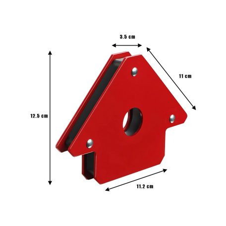 Mágneses szögbeállító 5″/ 33kg 45°-90°-135°