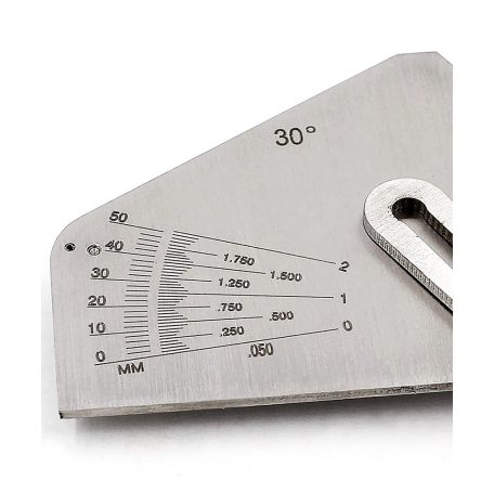 WV-20 hegesztés varratmérő idomszer szögmérővel 0-50/2mm