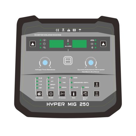 ALFAWELD HYPER MIG 250A/400V Synergic inverteres hegesztőgép