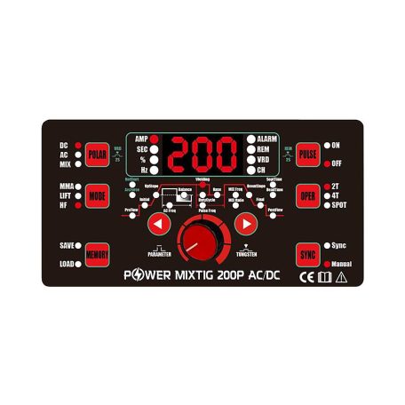 ALFAWELD POWER TIG 200P MIX AC/DC AWI inverteres hegesztőgép tartozékokkal