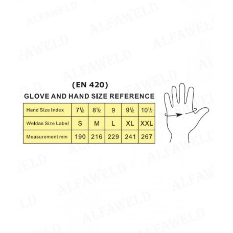 Vezetőkesztyű Weldas 10-2064L általános célú